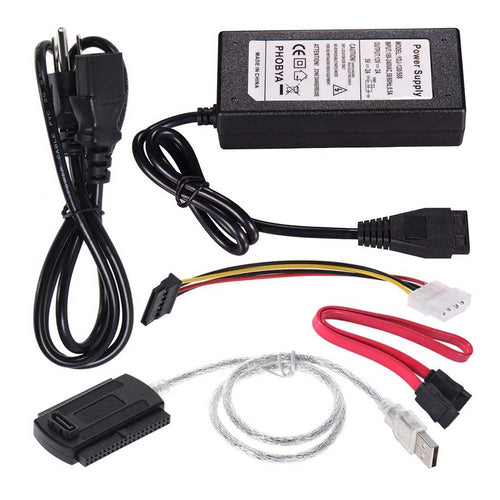 ITINFTEK SATA PATA IDE Drive to USB 2.0 Adapter Converter Cable for Hard Drive Disk HDD 2.5