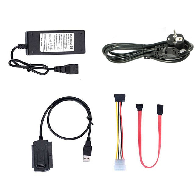 ITINFTEK SATA PATA IDE Drive to USB 2.0 Adapter Converter Cable for Hard Drive Disk HDD 2.5