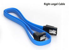 Load image into Gallery viewer, SATA Cable 3.0 to Hard Disk SSD adapter HDD cable Straight 90 Degree Sata 3.0 Cable for Asus MSI Gigabyte Motherboard Cable Sata