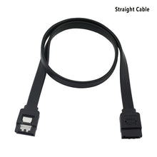 Load image into Gallery viewer, SATA Cable 3.0 to Hard Disk SSD adapter HDD cable Straight 90 Degree Sata 3.0 Cable for Asus MSI Gigabyte Motherboard Cable Sata