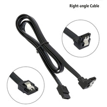 Load image into Gallery viewer, SATA Cable 3.0 to Hard Disk SSD adapter HDD cable Straight 90 Degree Sata 3.0 Cable for Asus MSI Gigabyte Motherboard Cable Sata