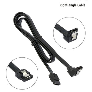 SATA Cable 3.0 to Hard Disk SSD adapter HDD cable Straight 90 Degree Sata 3.0 Cable for Asus MSI Gigabyte Motherboard Cable Sata