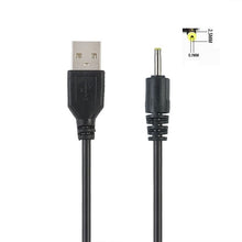 Load image into Gallery viewer, USB Port to 2.0*0.6mm 2.5*0.7mm 3.5*1.35mm 4.0*1.7mm 5.5*2.1mm 5V DC Barrel Jack Power Cable Connector